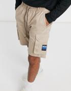 Adidas Originals Adiplore Cargo Shorts In Khaki-green