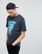 Asos Looney Tunes Relaxed T-shirt - Gray