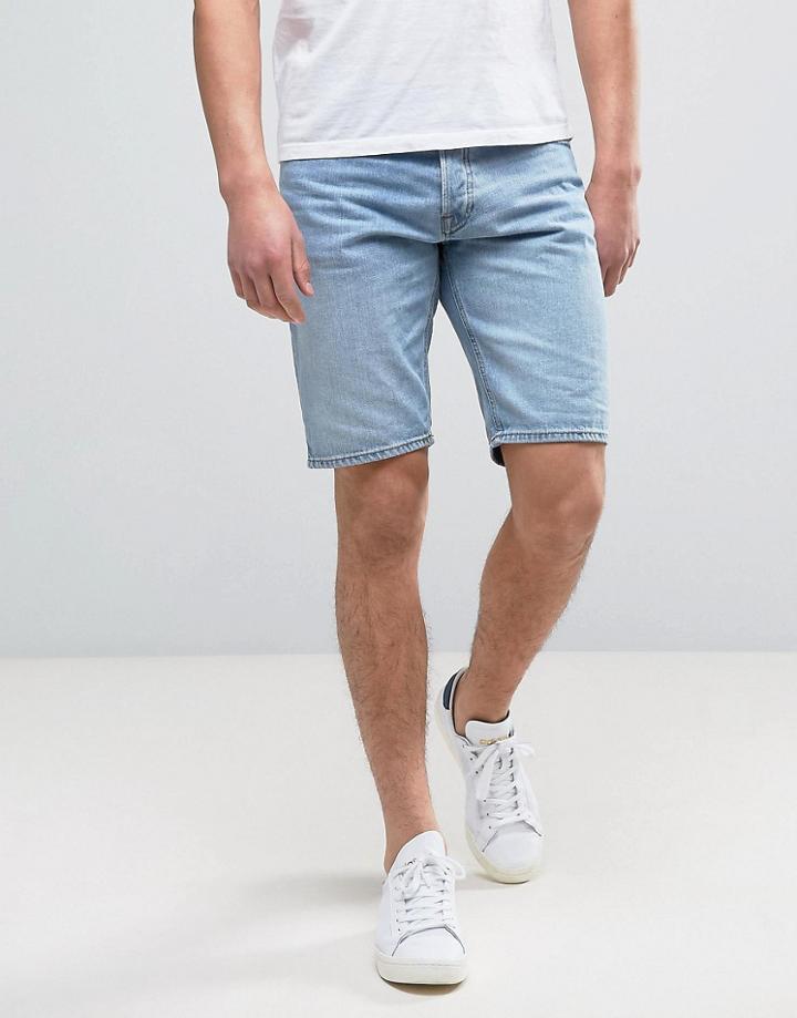 Jack & Jones Intelligence Regular Fit Denim Shorts - Blue