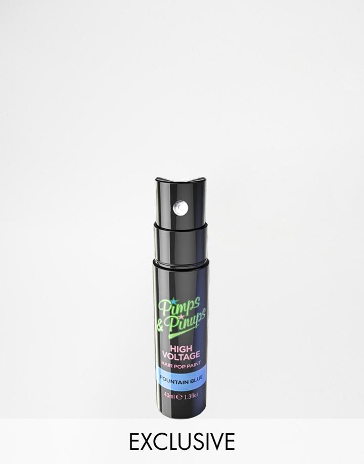 Pimps & Pinups Asos Exclusive High Voltage Hair Pop Paint 40ml - Blue - Blue