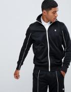 G-star Slim Track Top In Black - Black