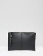 Gracie Roberts Clutch Bag With Tassels - Black