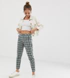 Glamorous Petite Cigarette Pants In Gingham