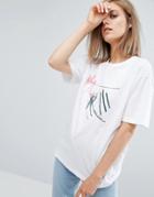 Waven Scribble Logo T-shirt - White