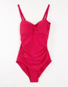 Pour Moi Fuller Bust Santa Monica Swimsuit In Red