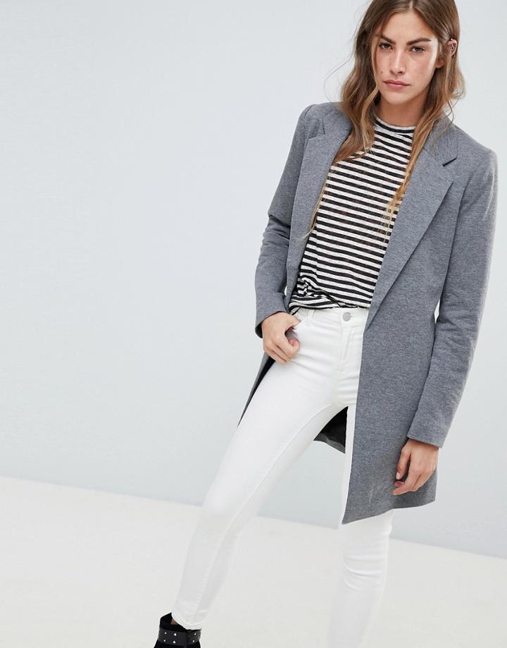 Vero Moda Longline Blazer - Gray