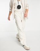 Jack & Jones Intelligence Eddie Carpenter Baggy Jeans In Beige-neutral