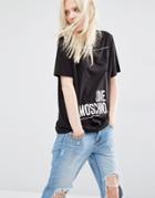 Love Moschino T-shirt With Logo - Black