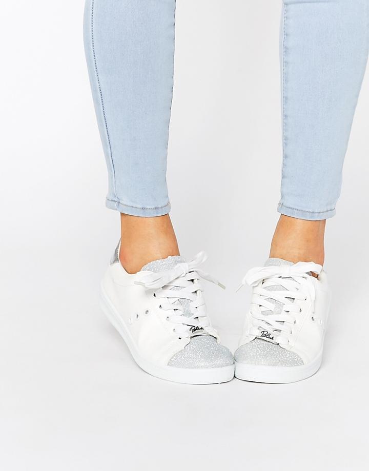 Blink White Sparkle Sneakers - White Sparkle