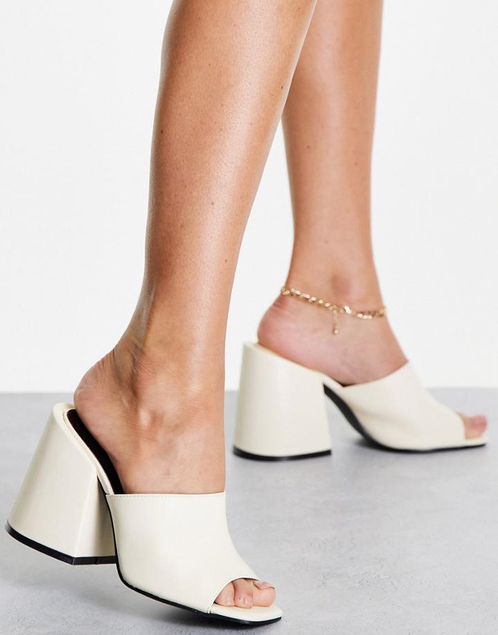 Z Code Z Nicole Vegan Heeled Mules In White