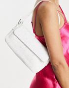 Svnx Cotton Shoulder Bag In Off White