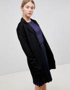 Jdy Teller Jersey Overcoat - Black