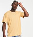 Soul Star Tall Oversized T-shirt In Clay-brown