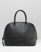 Versace Jeans Structured Tote Bag - Black