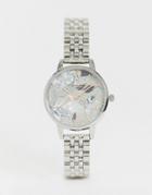 Olivia Burton Ob16vm38 Abstract Floral Bracelet Watch-silver