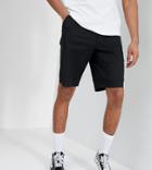 Asos Design Tall Skater Chino Shorts In Black - Black