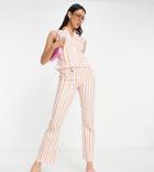 Collusion Y2k Flare Stripe Pants In Multi - Part Of A Set