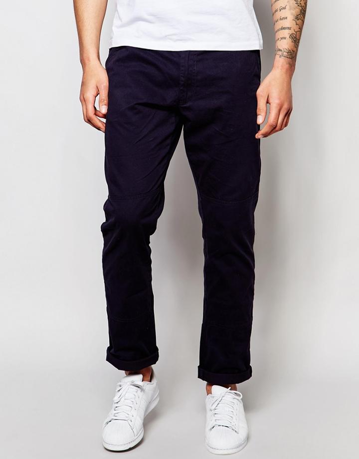 Ringspun Slim Fit Chino Pants - Navy