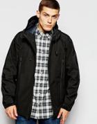 Penfield Shower Proof Parmeter Jacket With Hood - Black