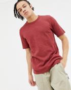 Weekday Grinko T-shirt In Red - Red
