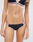 New Look Bikini Bottom With Elastic Band - Blue