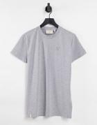 Siksilk Smart Essentials T-shirt In Gray-grey