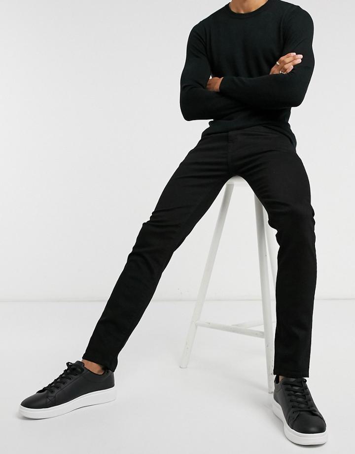 Selected Homme Skinny Jeans Organic Cotton Black