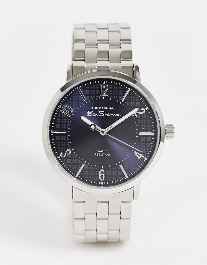 Ben Sherman Silver Strap And Navy Watch
