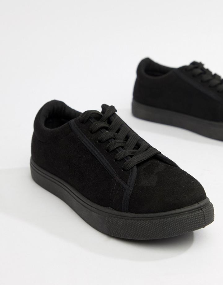 Park Lane Lace Up Sneakers - Black
