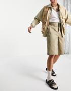 Dickies 13inch Multi Pocket Work Shorts In Sand-green
