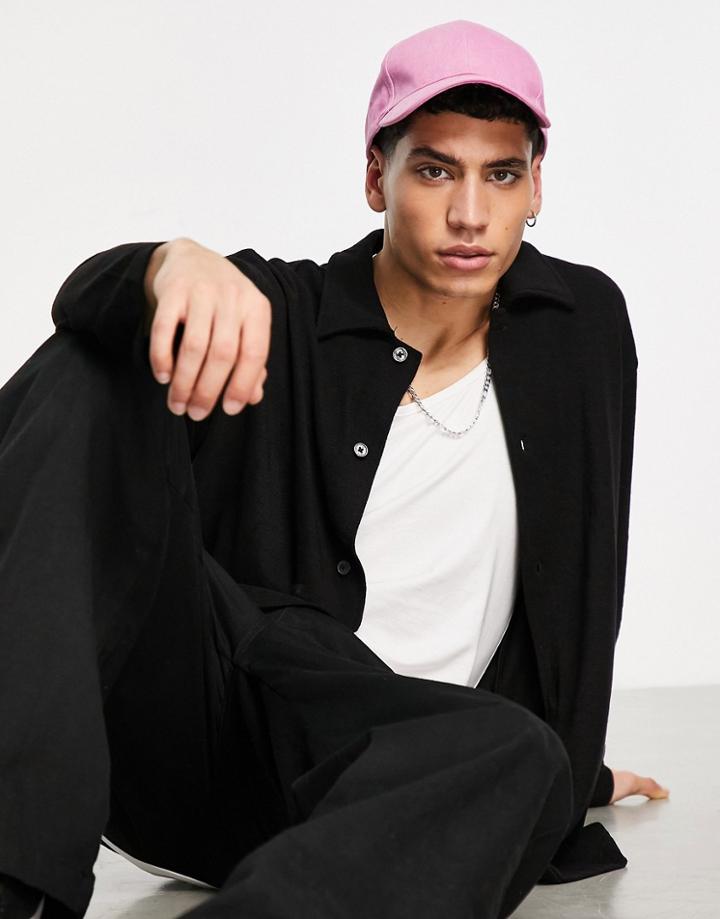 Weekday Pass Jersey Shirt In Black
