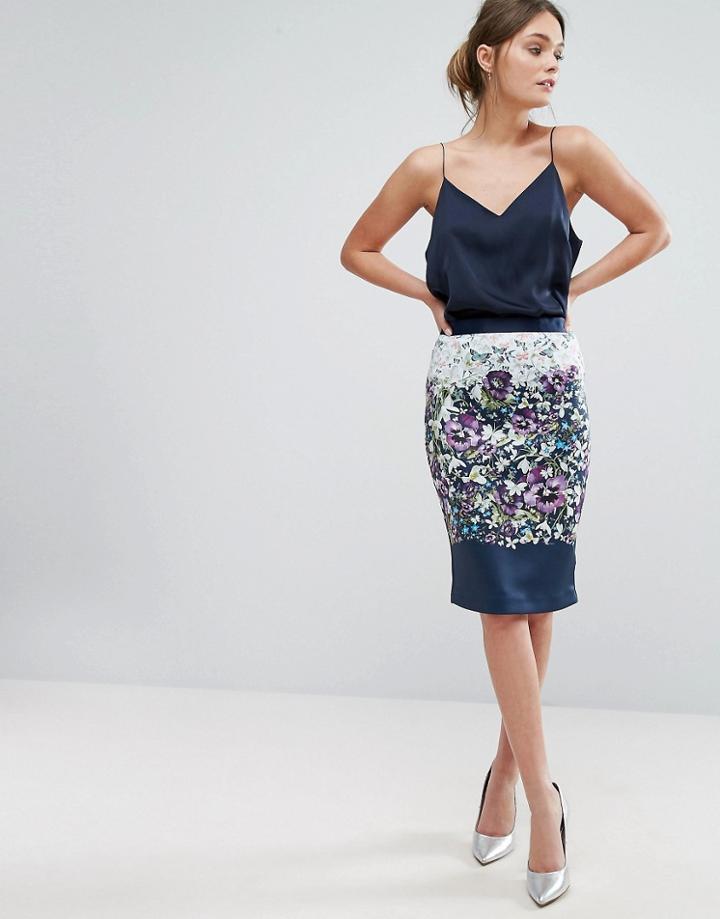 Ted Baker Carpi Pencil Skirt - Blue