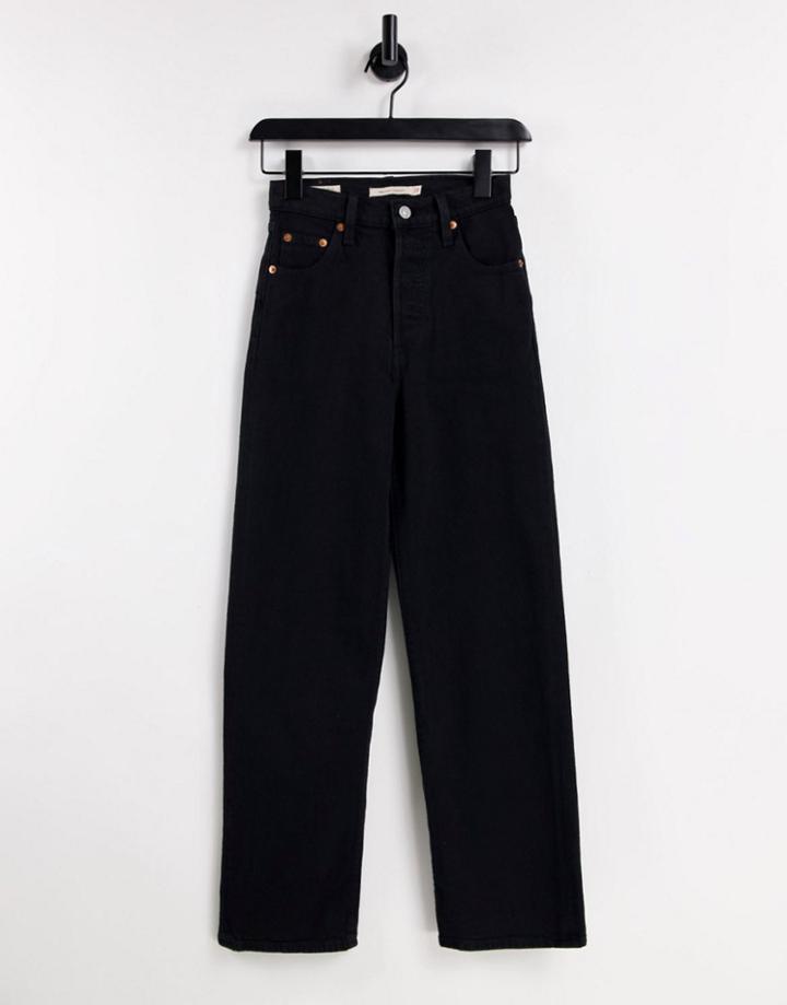 Levi's Ribcage Ankle Jeans In Black