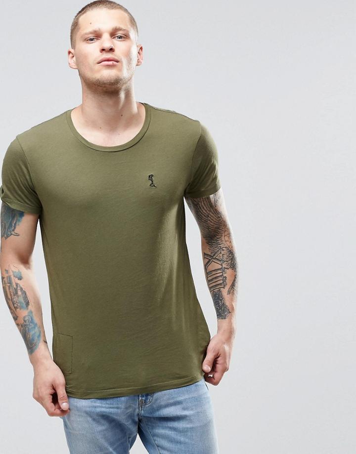 Religion Plain Crew Neck T-shirt - Green