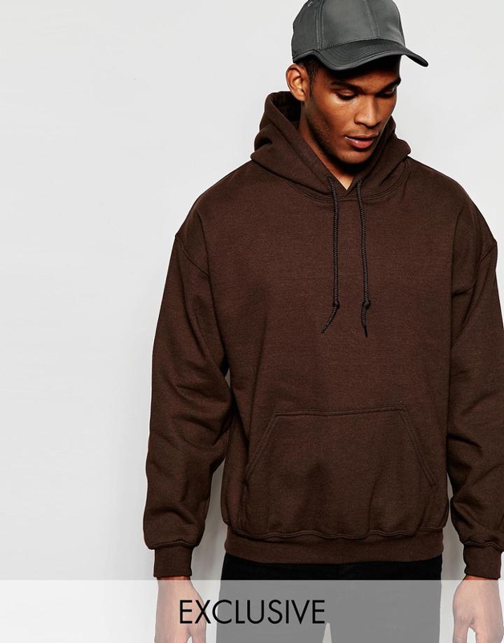 Reclaimed Vintage Hoodie - Brown
