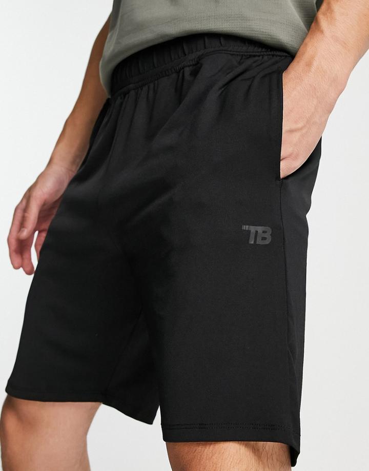 Threadbare Active Training Shorts In Black