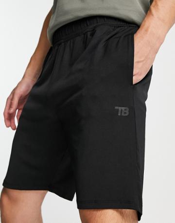 Threadbare Active Training Shorts In Black