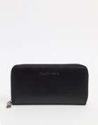 Claudia Canova Large Zip Around Wallet In Black