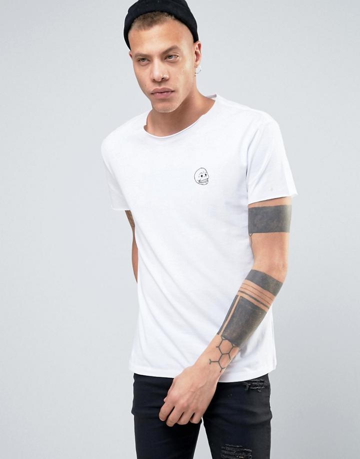 Cheap Monday Standard Small Skull T-shirt - White