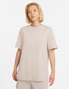 Nike Essentials Boyfriend T-shirt In Stone-neutral