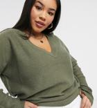 Brave Soul Plus Kansas V-neck Sweater-green