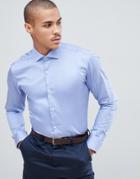 Ted Baker Shirt With Stretch In Blue - Blue