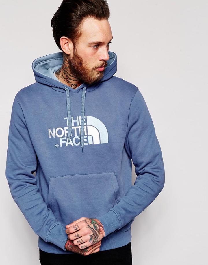 The North Face Overhead Hoodie With Logo - Blue