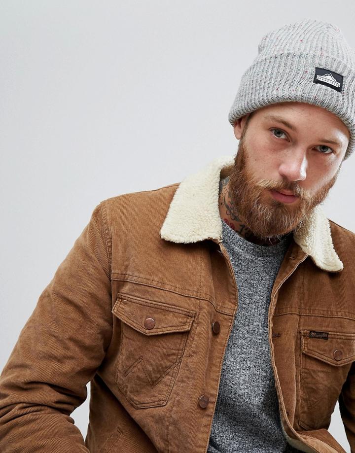 Penfield Harris Multi Fleck Beanie In Gray - Gray