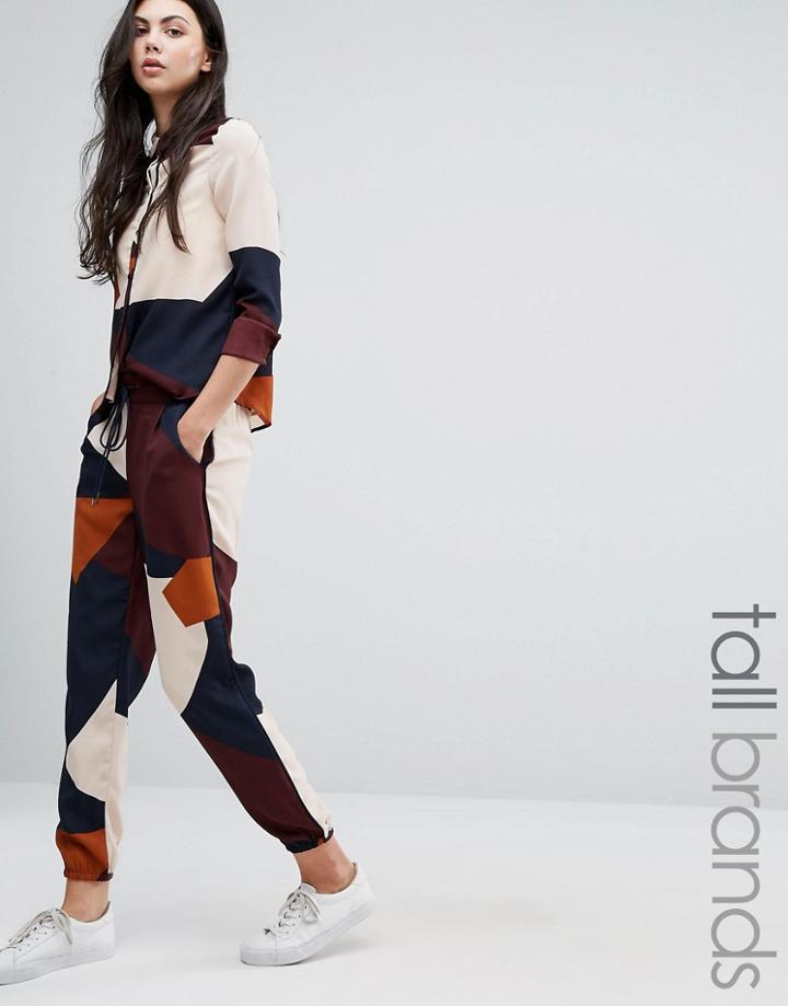 Vero Moda Tall Color Block Jogger - Multi