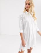 In Wear Thekla Longline Shirt - White