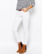 Esprit High Waisted Skinny Jeans - White