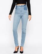 Ditto's Jennifer Ultra High Rise Legging In Melrose Wash - Blue