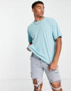 New Look Oversized T-shirt In Turquoise-green
