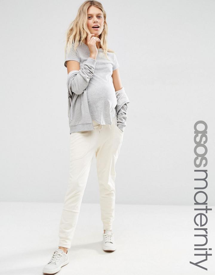 Asos Maternity Lounge Hareem Jogger - Cream